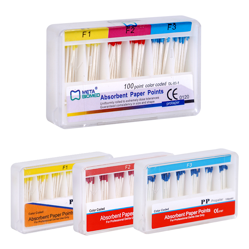 100pcs/box Dental Gutta Percha Points F1/F2/F3 Root Canal Endodontics