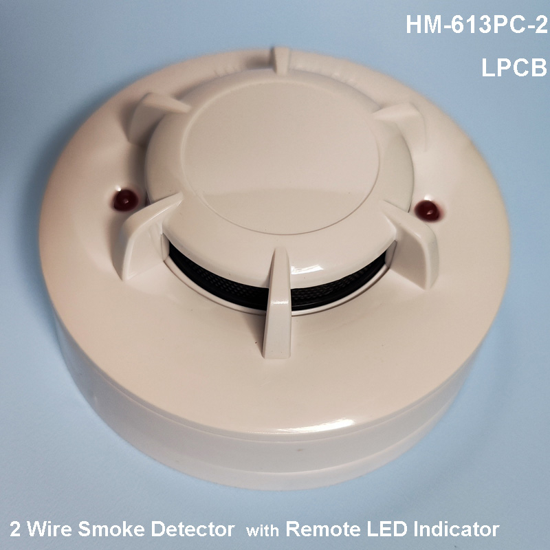 LPCB EN54-7 Approved Photoelectric Smoke Detector 2/4 wire 4 terminals ...