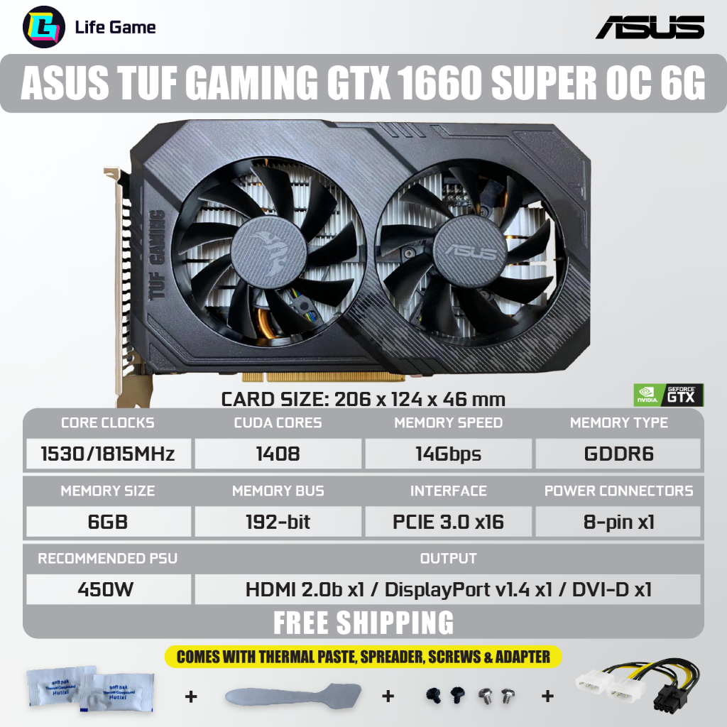 スマホ・タブレット・パソコン ASUS gtx1660super 6GB PH-GTX1660S-O6G｜ビデオカード｜ASUS 日本