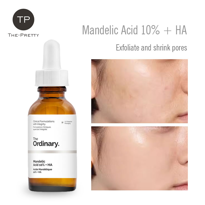 The Ordinary Mandelic Acid 10 + HA Mild acne/exfoliation, mouth