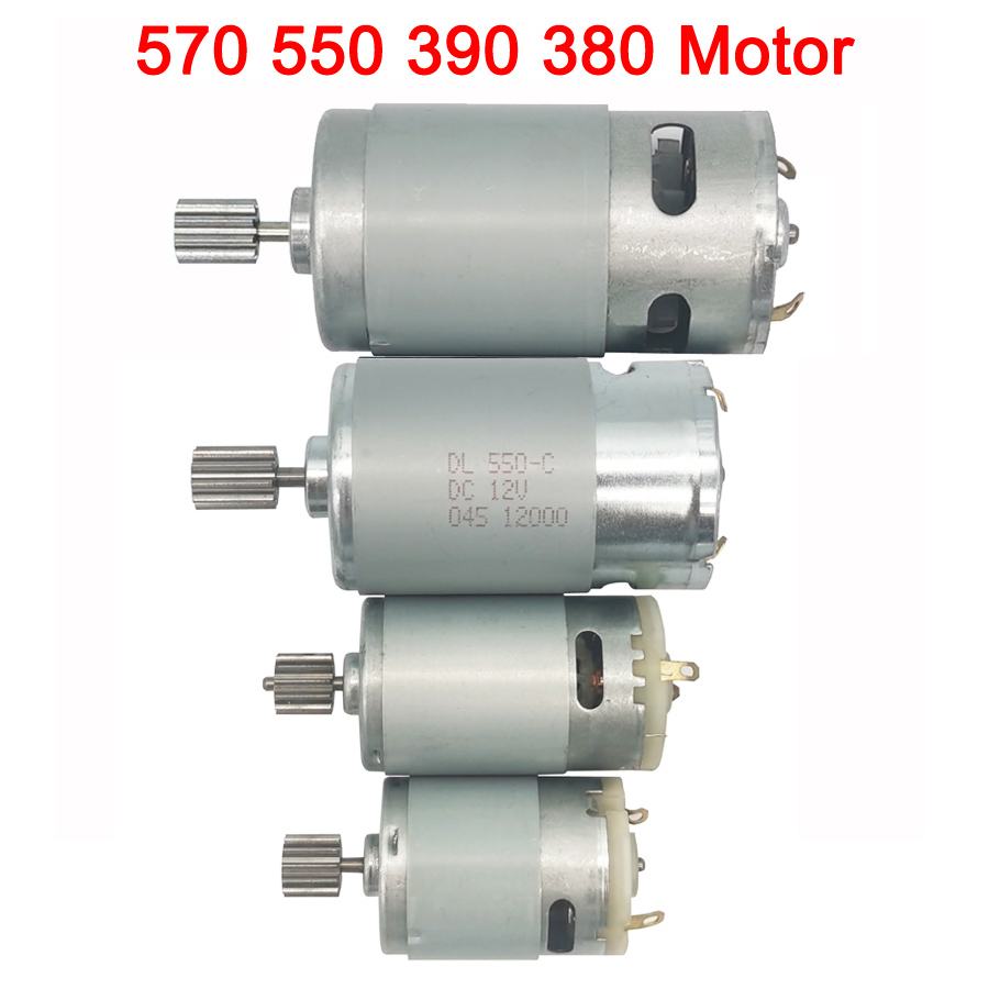 Children's electric car DC motor, kid's ride on car high speed motor