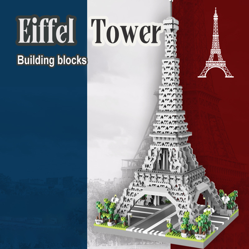 Eiffel tower building discount blocks