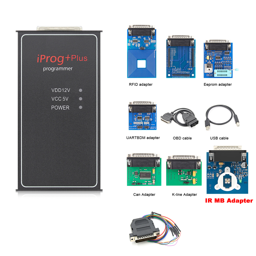 IPROG Pro V87 Full ECU Key Programmer Iprog+ V87 2019 Car Tools Eeprom ...