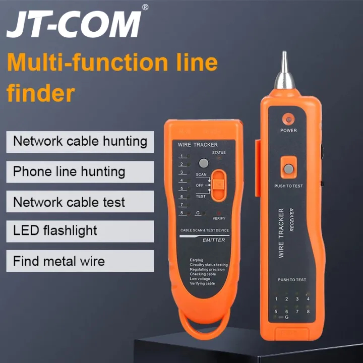 Network Cable Tester Hunt Wire Sort USB Cable Coaxial Cat-5e 6 RJ45 RJ11  LAN