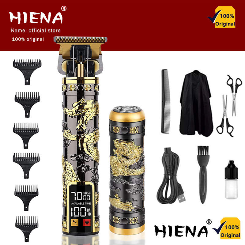 HIENA USB Electric Barber Rechargeable Razor Hair Clipper Dragon Mens ...