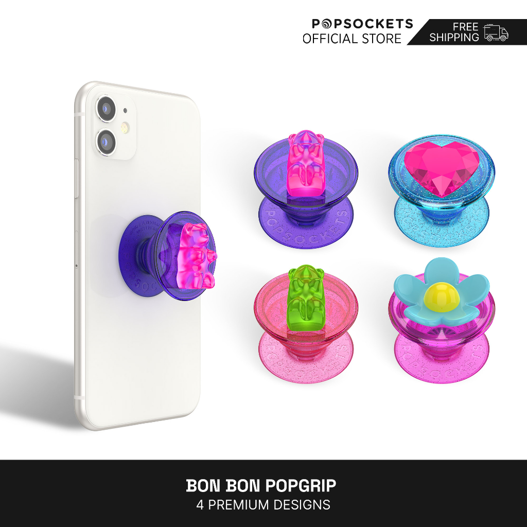 PopSockets Bon Bon PopGrip | The Premium Phone Grip and Phone Wallet ...