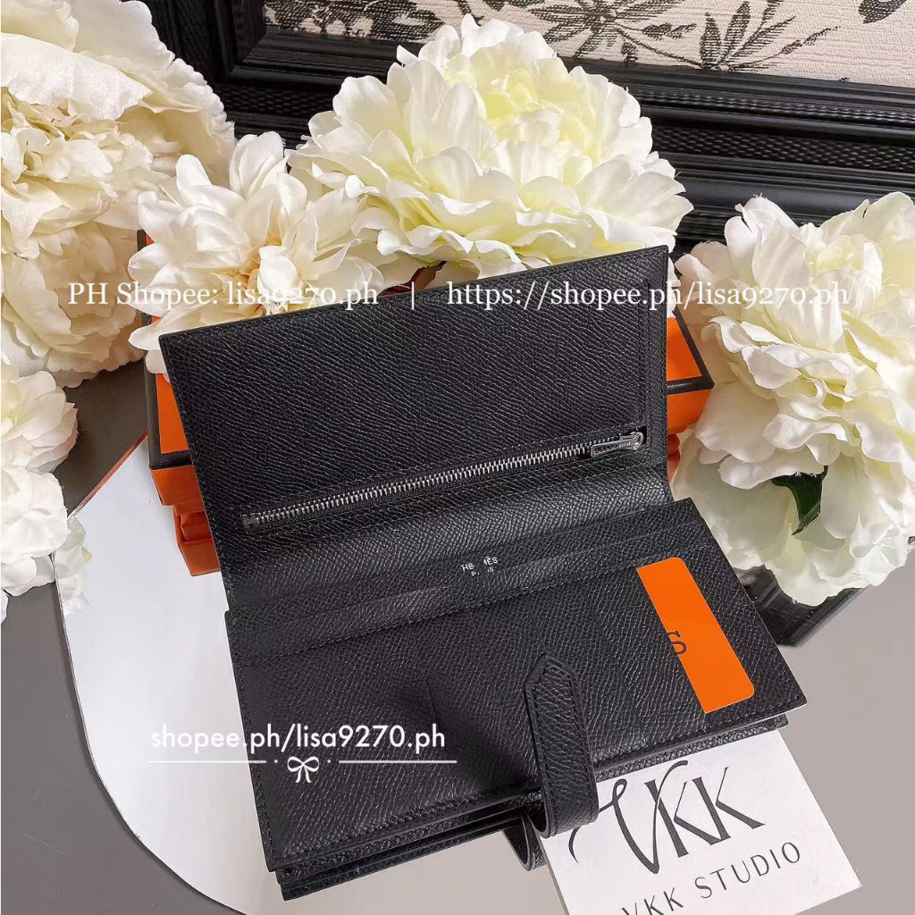 @vkk_studio LISA | long wallet be@rn （epsom leather | Shopee Philippines