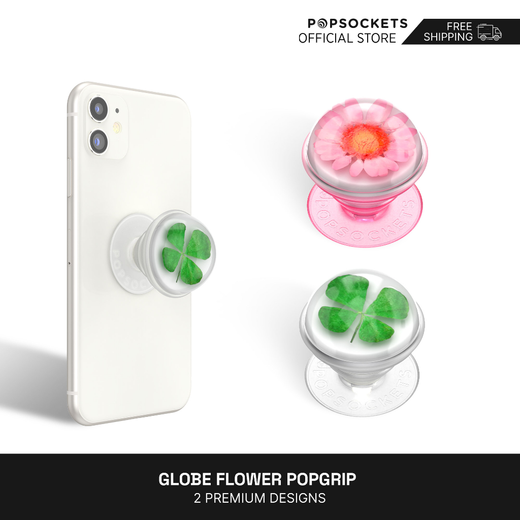 PopSockets Globe Flower PopGrip | The Premium Phone Grip and Phone ...