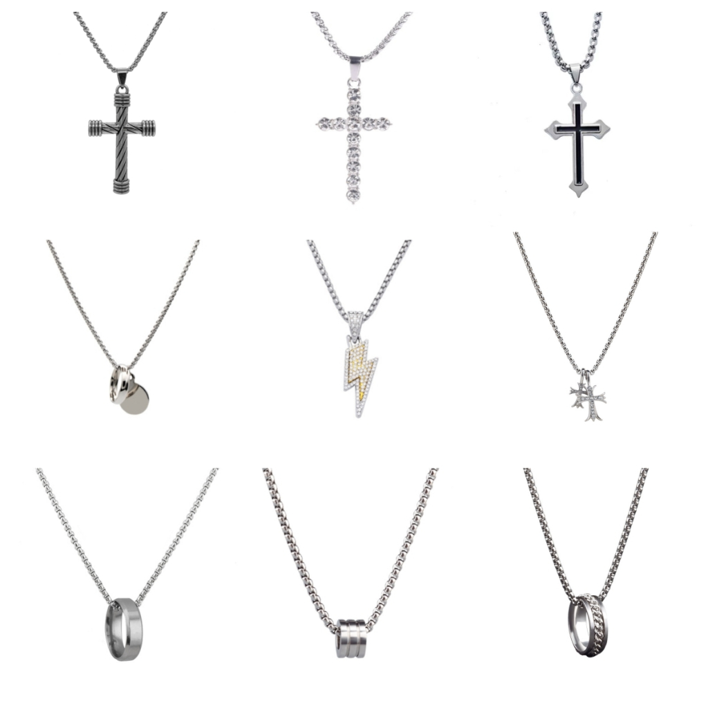 【AnnaHouse】 Non Tarnish Stainless Steel Men Necklace For Men Chain