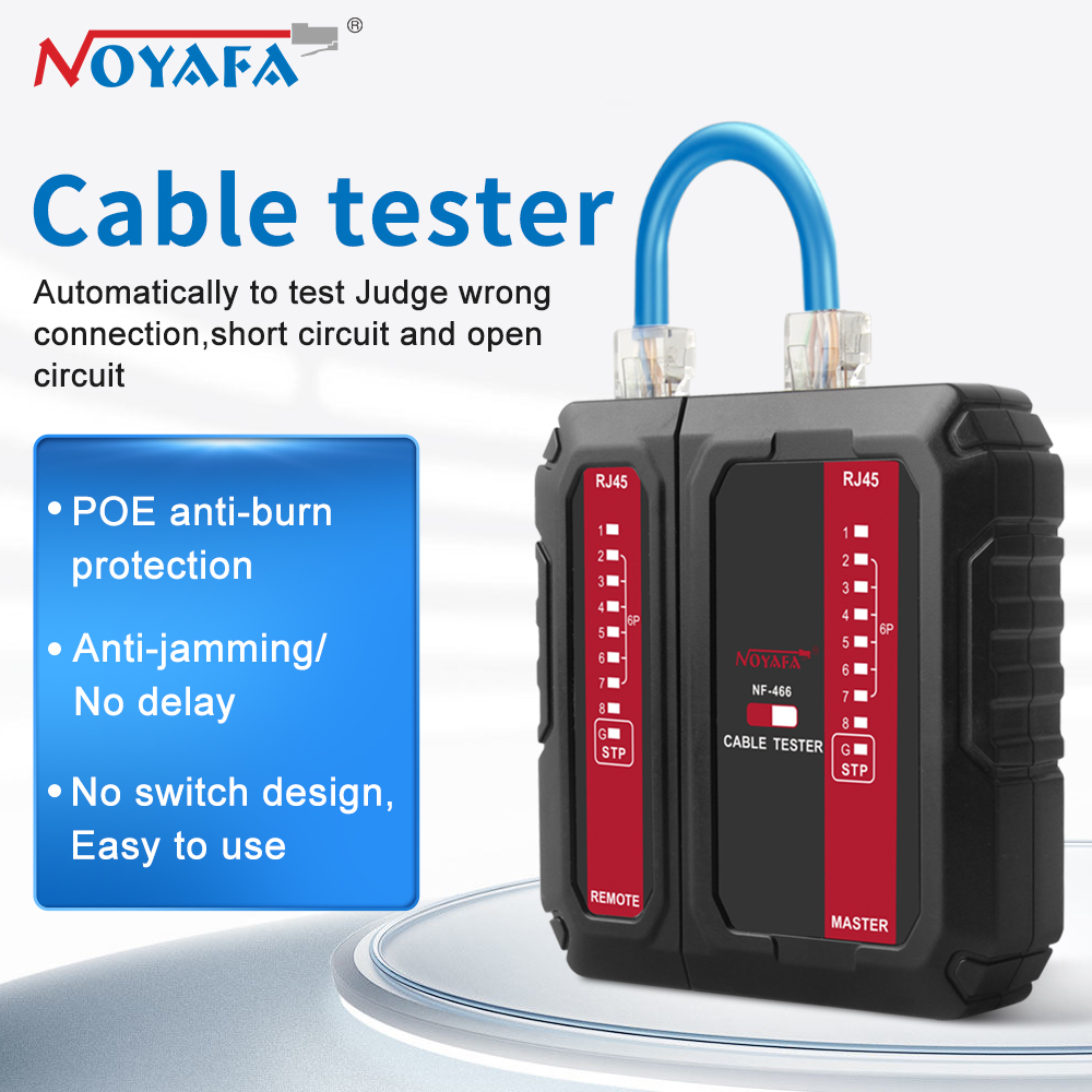 NOYAFA NF-466 Network Cable Tester UTP STP RJ45 Cable Detector ...