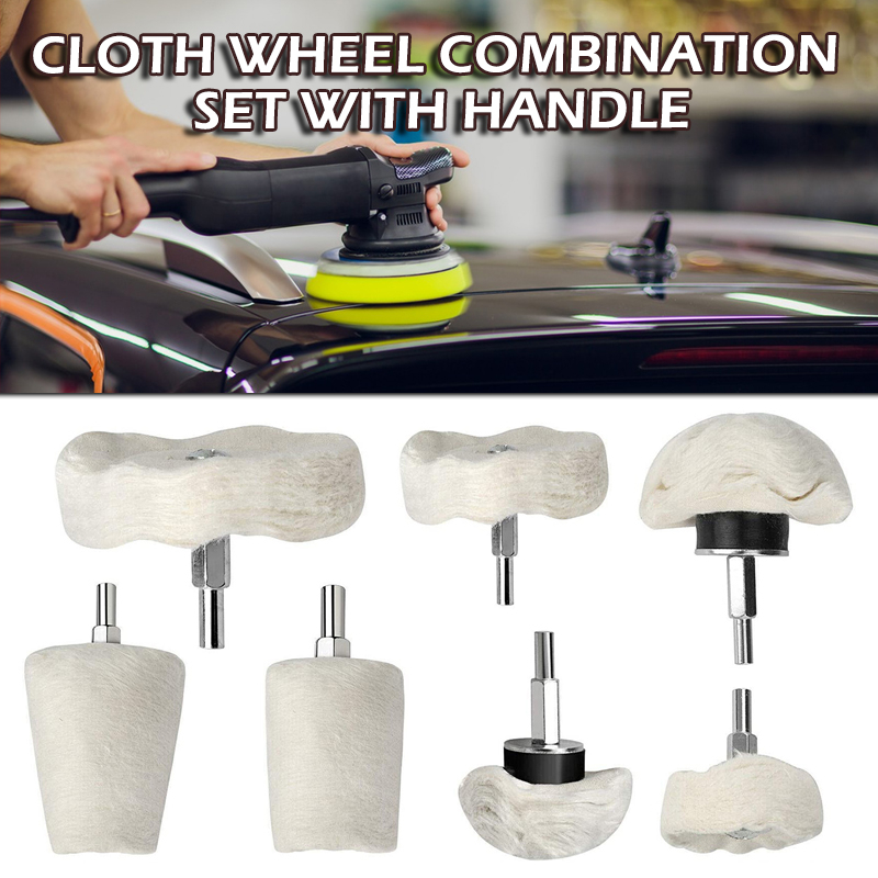 Cotton Metal Aluminum Polishing Wheel Kit for Drill Die Grinder Car