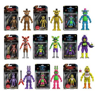 Five Nights at Freddy's 5 Action Figures! Freddy,Chica,Foxy