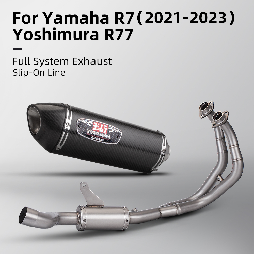 For Yamaha R7 exhaust muffler 20212023 YZF R7 YZFR7 yoshimura R77