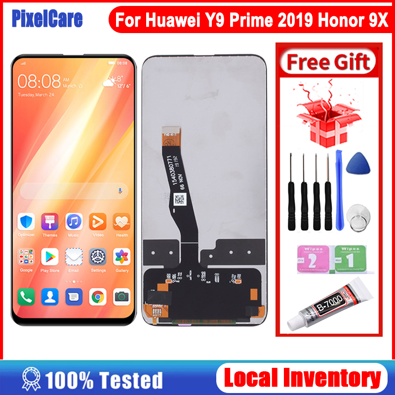 6 59 Original LCD With Frame For Huawei Y9 Prime 2019 Y9S Honor 9X