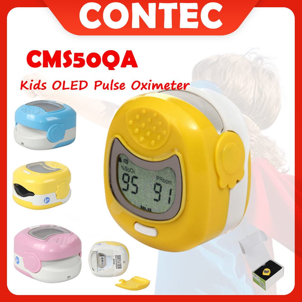 CONTEC CMS50QA/CMS50Q1 Pulse Oximeter Pediatric Fingertip Child SPO2 ...