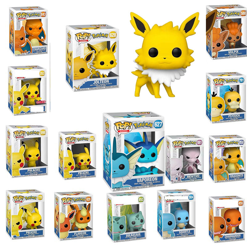 Newest Funko POP Anime Figures Pikachus Series #643 MEW #843