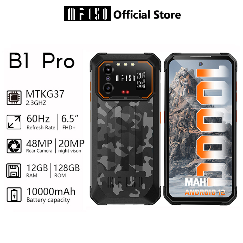 IIIF150 B1 Pro（10000mAh 12GB + 128GB Rugged Cellphone Android 12