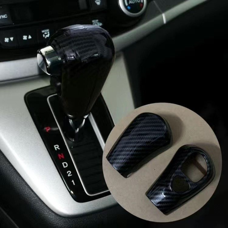 CRV Original Car Gear Shift Knob Cover ABS Material 2 pcs for Honda Crv