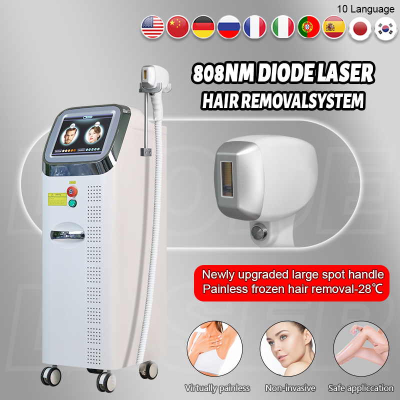 NEW 2in1 Pico Laser Diode 532 1320 808 1064 NM Diode Laser Hair Removal ...