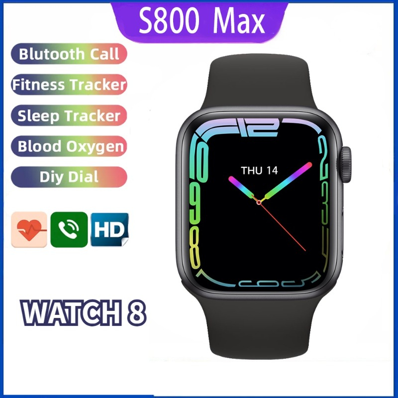 S800 max Smart Watch Series 8 Full Touch Big Screen Waterproof Wireless