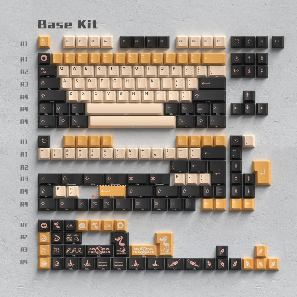 KBDfans PBTFANS PELICAN keycaps Base kit | Shopee Philippines