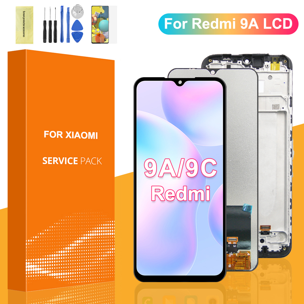 Original Xiaomi Redmi 9A 9C 9AT 9i LCD with 10 Touch Points M2006C3LG ...