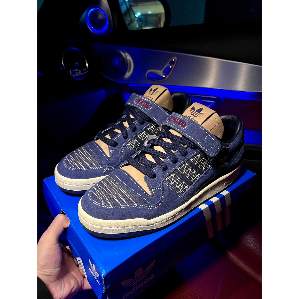 adidas originals FORUM 84 Low"Sashiko" men and women Versatile sneakers