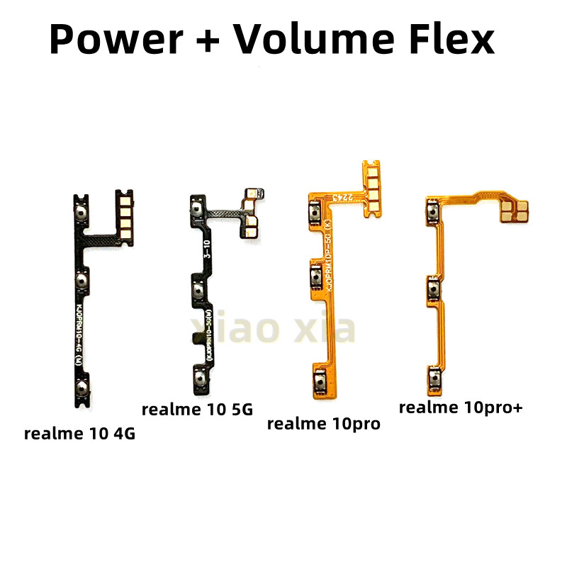 For realme10 realme 10pro 10pro+ 4G 5G Power Volume Button Flex Cable ...