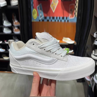 Vans jersey old skool grey hot sale & true white womens shoes