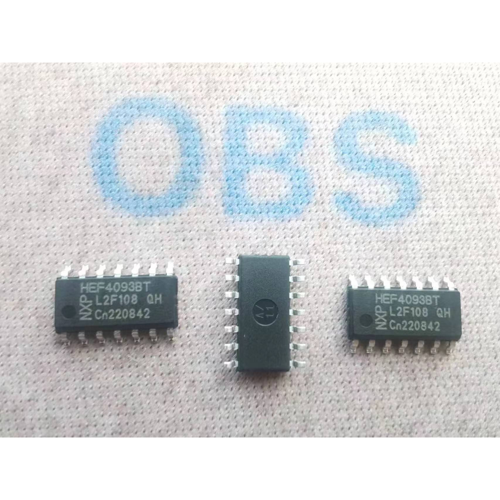 ((10 Pcs) Brand New Original HEF4093BT HEF4093 SOP14 Logic Chip Four 2 ...