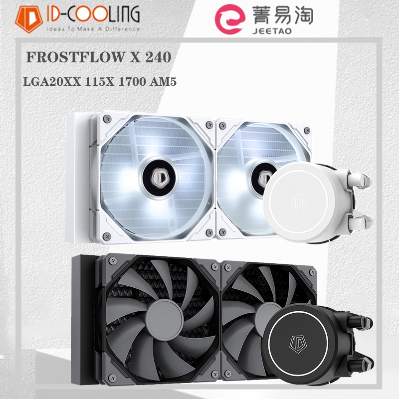 IDCOOLING FROSTFLOW X 240 CPU Liquid Water Cooled LED 12cm Silent