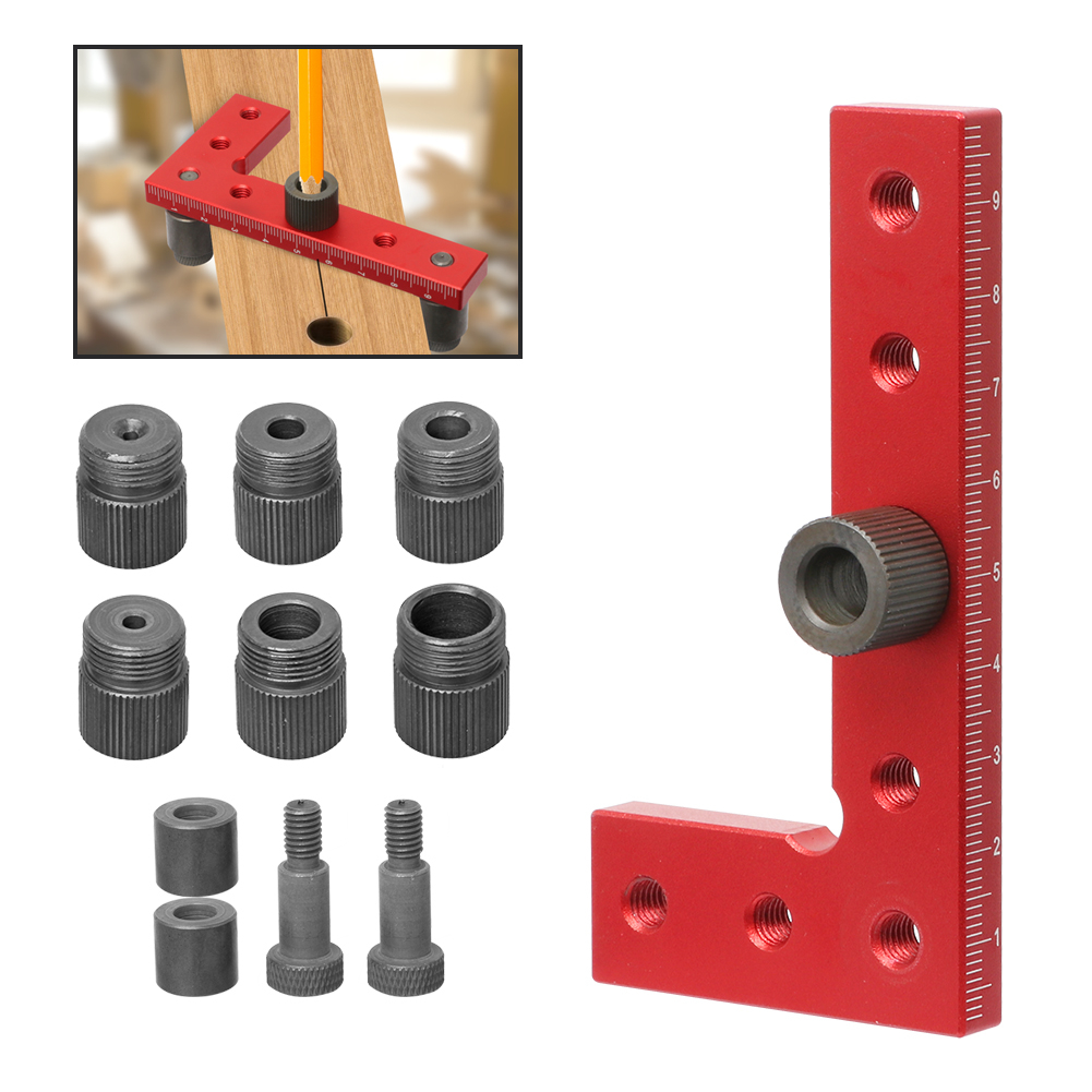 Metric Scriber Ruler 2-10mm Dowel Jig Self-Centering Line Scriber ...