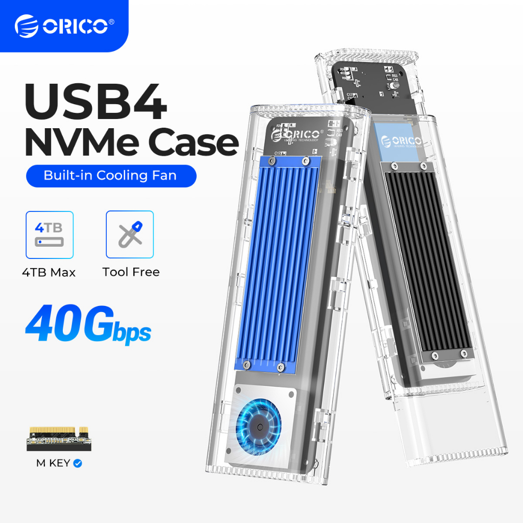 Hard Disk Box Ssd Thunderbolt ORICO NVMe SSD Enclosure 40Gbps M2