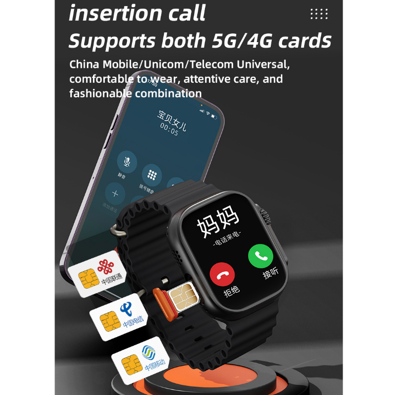 Hand watch mobile 4g clearance