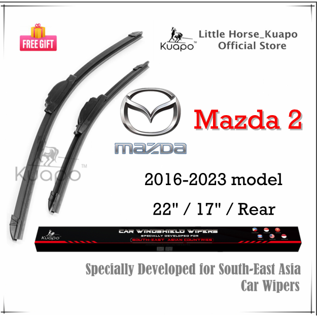 20162023 Mazda 2 Wiper Blade for M2 Hatchback Sportback or Sedan Car