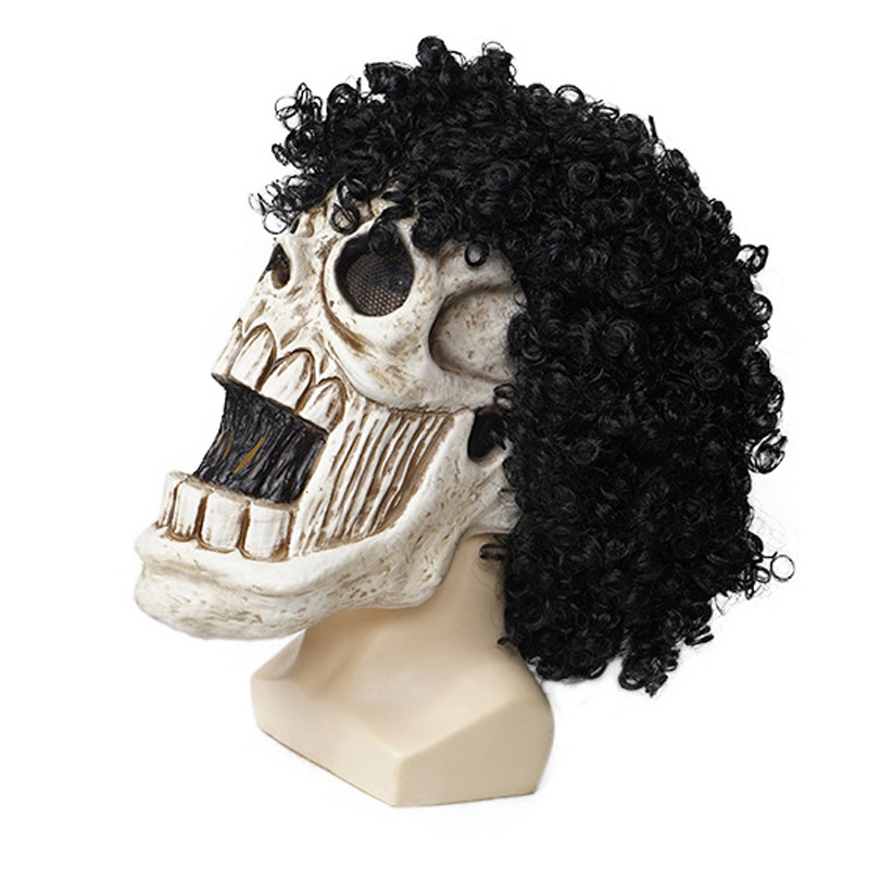 Anime ONE PIECE Cosplay Mask Cartoon Figure Brook Costume Head Mask for ...