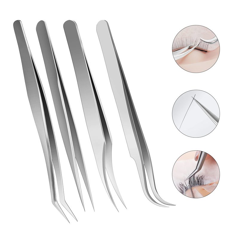 Volume Tweezers for Eyelash Extensions,Precision Lash Tweezers for Mega