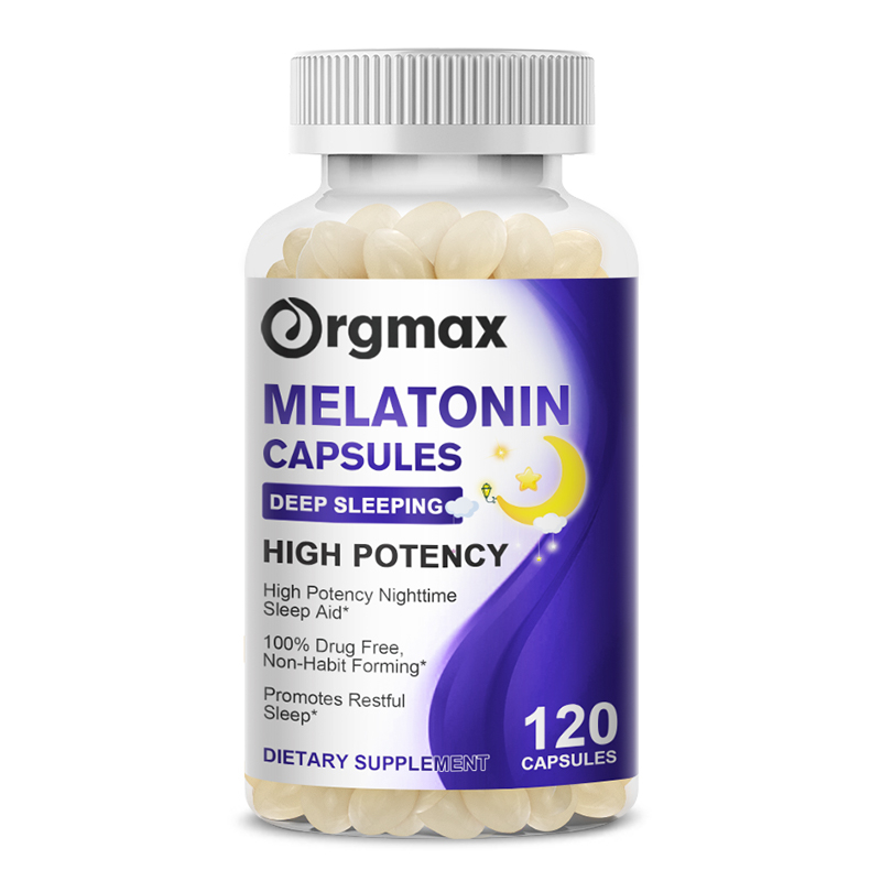 Orgmax Melatonin Capsule 10 Mg For Sleep Melatonin Tablet Adults Sleep