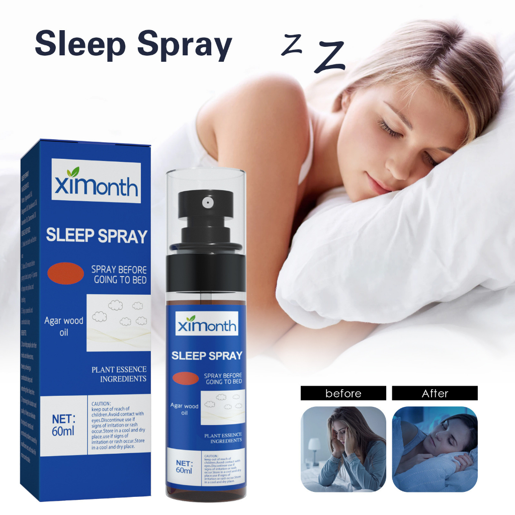 Ximonth Sleep Spray Sleep Mist Oud Agarwood Sleep Spray Soothing Deep