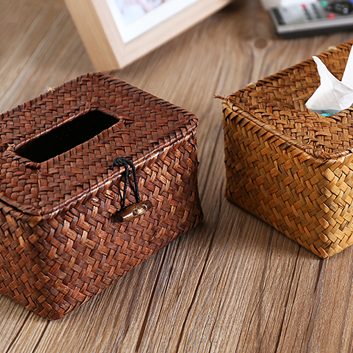 Home Simple Tissue Box with Cover for Living Room Creative Handmade ...