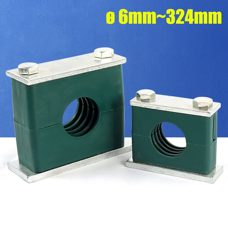 6mm324mm HeavyDuty Plastic Pipe Clamp Pipe Fitting Fixing Clamp
