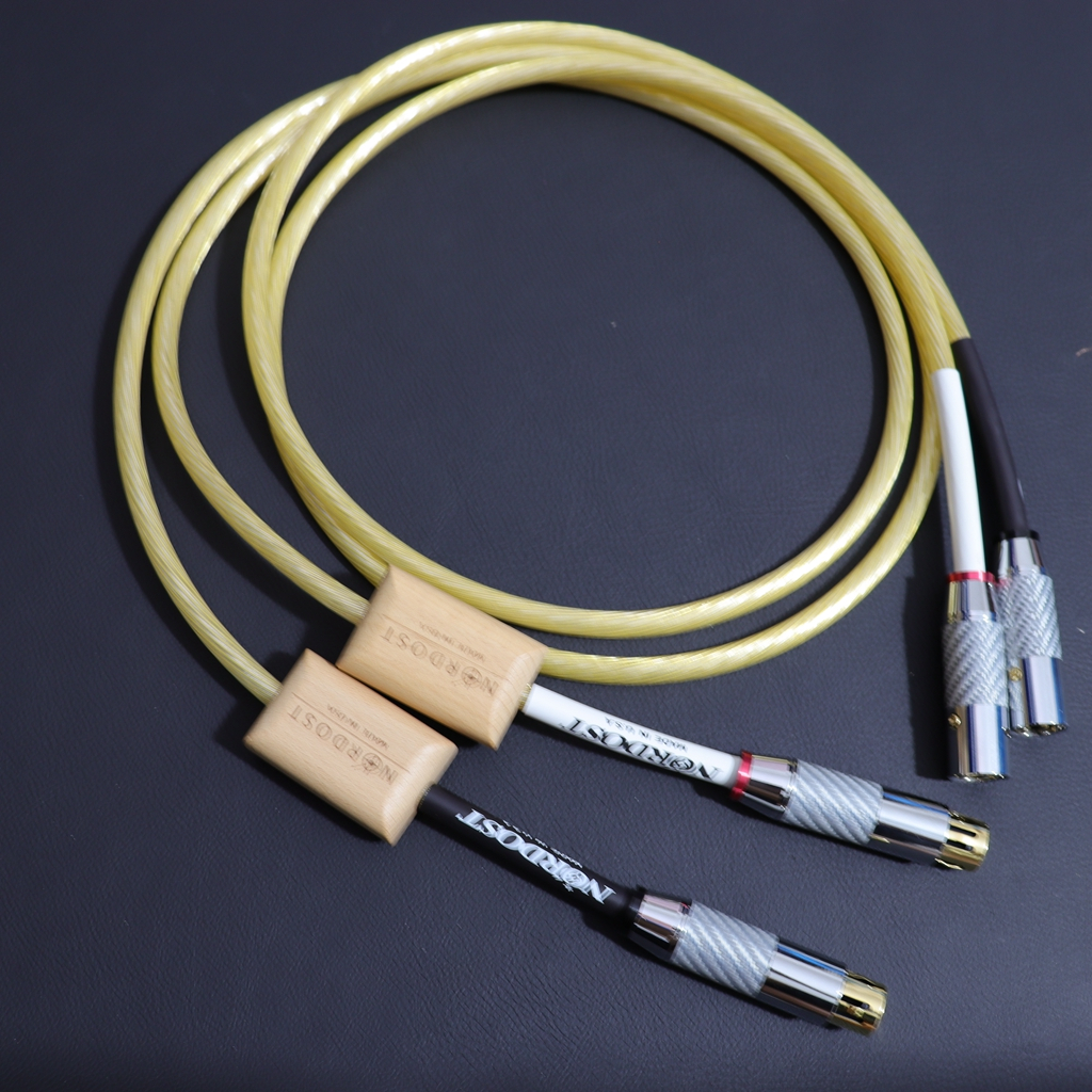 Top quality Gold Nordost ODIN 2 Audio Cable HIFI XLR To XLR Balanced line Audiophile grade