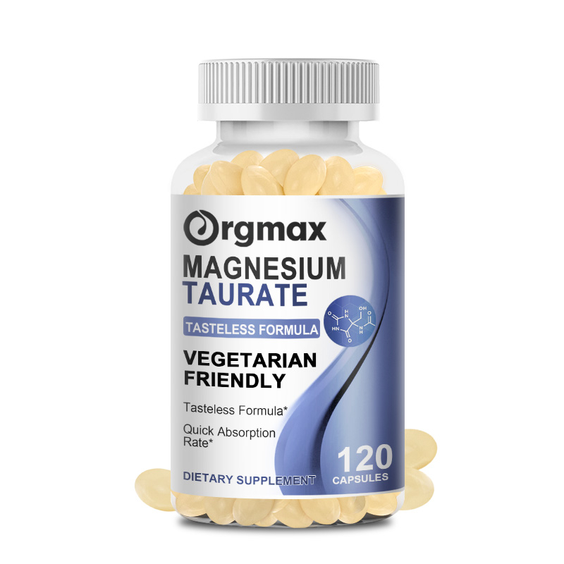 Orgmax Magnesium Taurate Capsules Heart Healthy AntiInflamatory