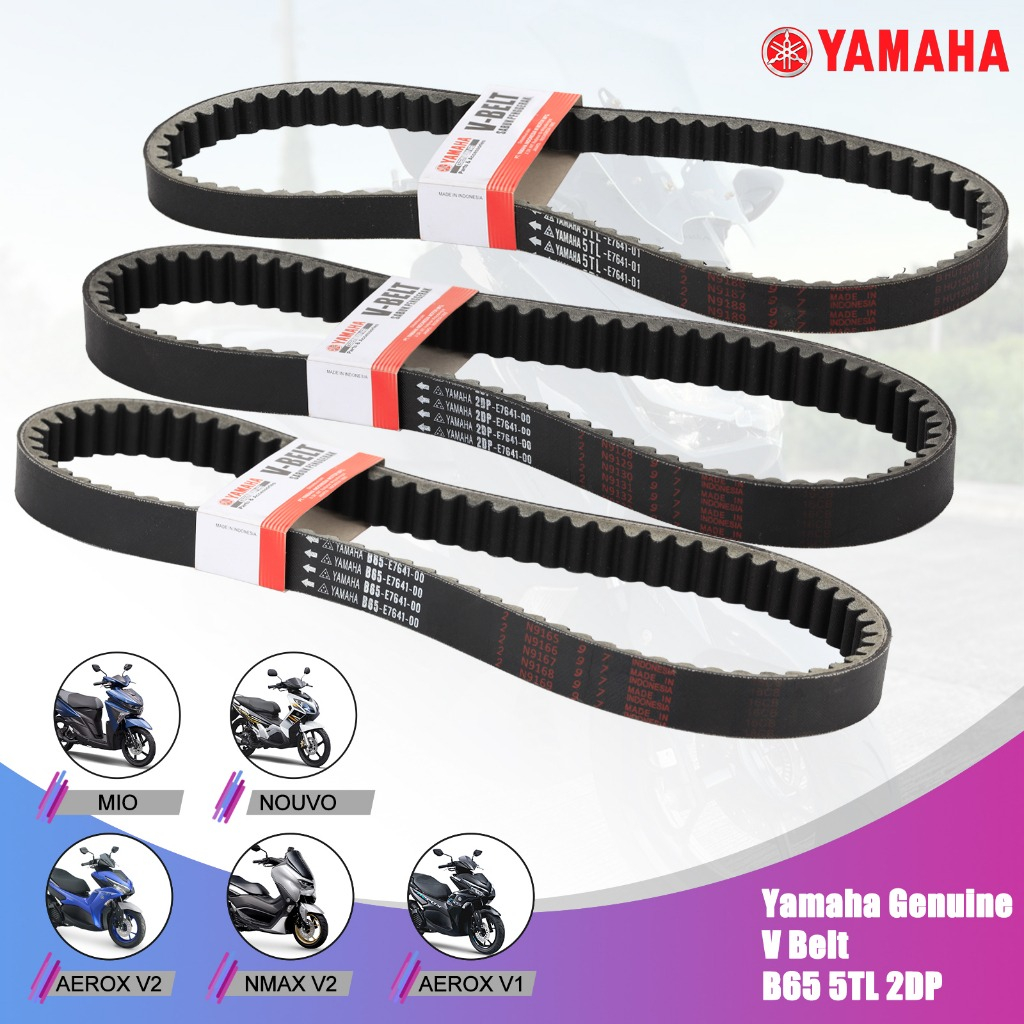 Yamaha V-Belt ORIGINAL Drive Belt B65 5TL 2DP 2PH for Aerox v2 NMAX V2 ...