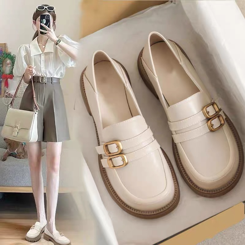 2023New Korea Thick-Sole Loafers Shoes For Women trend bestseller ...