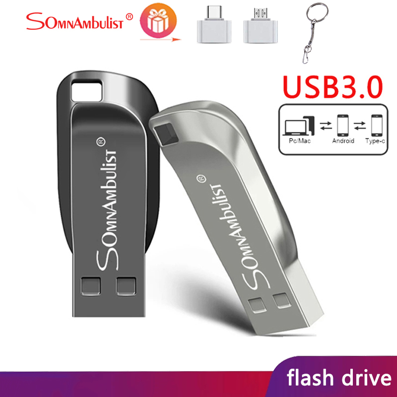 SomnAmbulist Pen Driver Metal USB Flash Drive 128GB 32GB 64GB 16GB 8GB ...