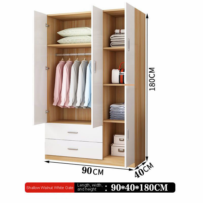 exinhome-cabinet-for-clothes-wardrobe-small-home-bedroom-simple-modern