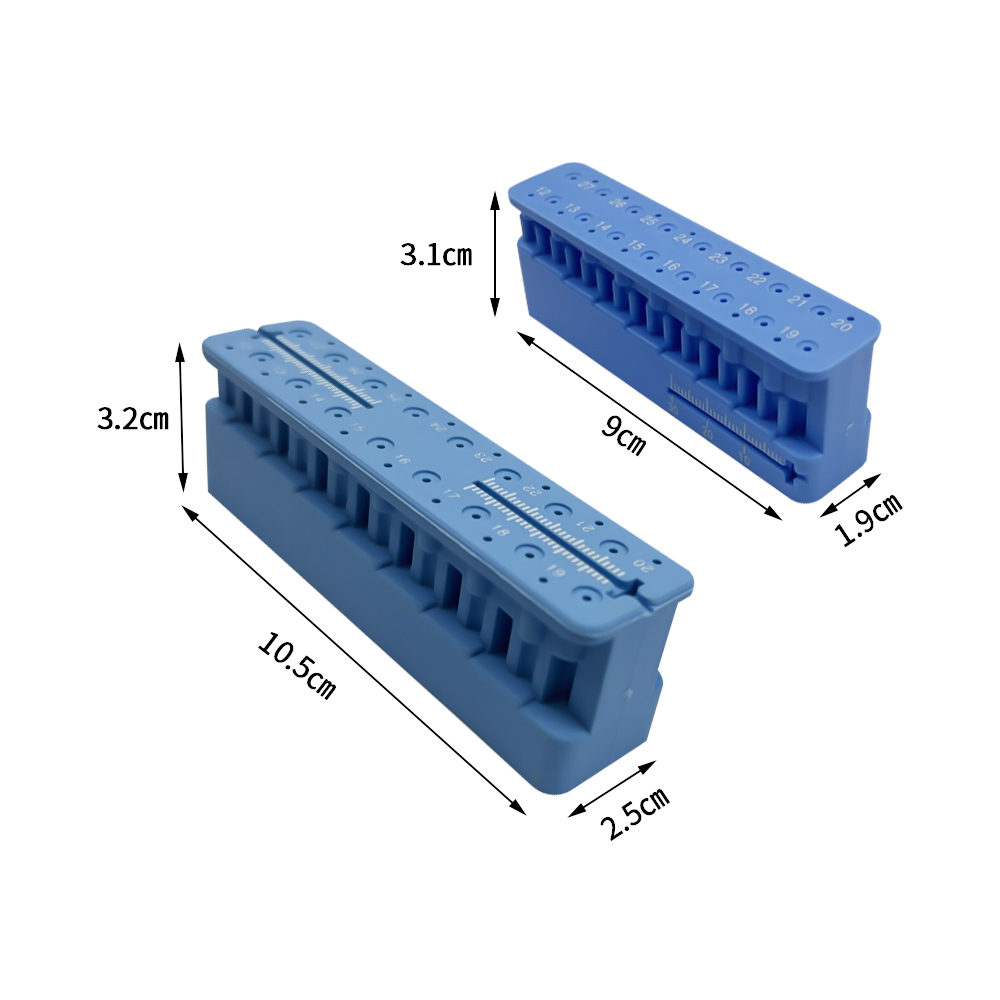 Endo Measuring Block with Upside Measuring Place, Plastic Dental Endo ...