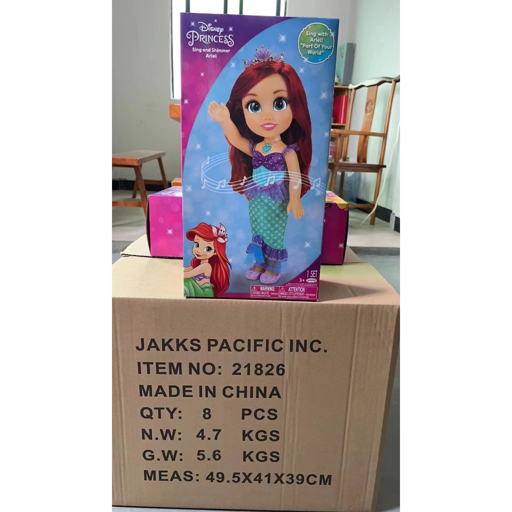 Disney Princess Sing and Shimmer Toddler Doll Sings Part of Your World Ariel Shopee Philippines