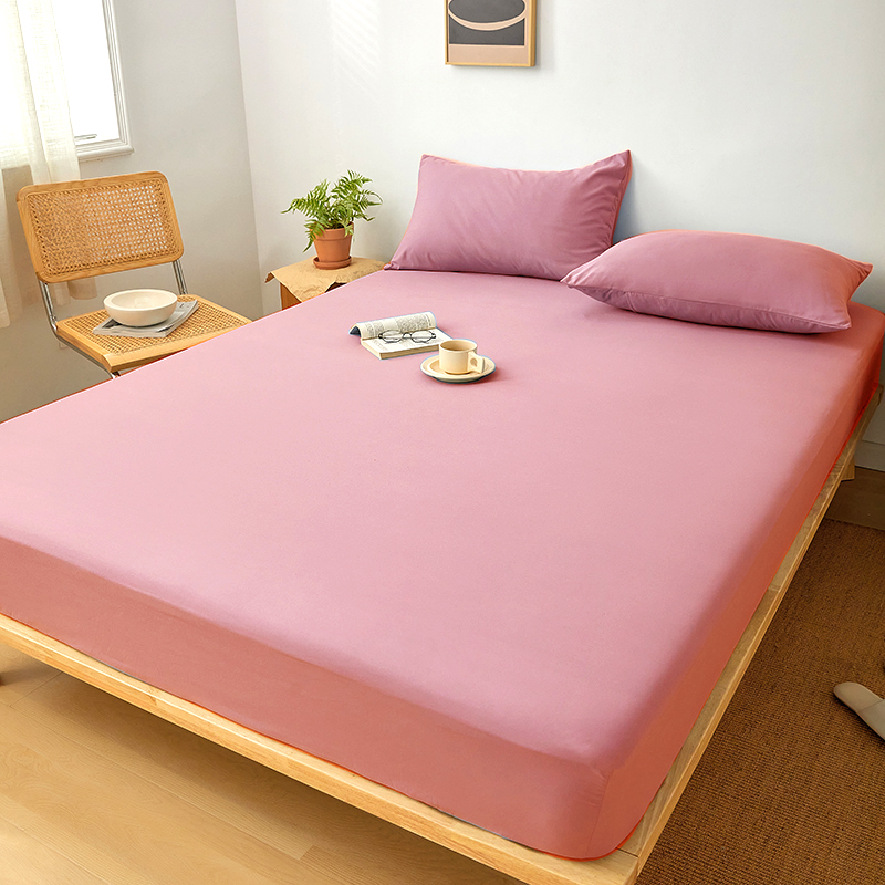 3 in 1 Bedsheet Single/ Double/Queen Size Bedsheet Plain Garterized